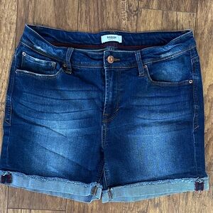 Kensie Dark Blue Jean Shorts